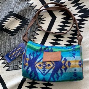 Pendleton wool purse boho style
